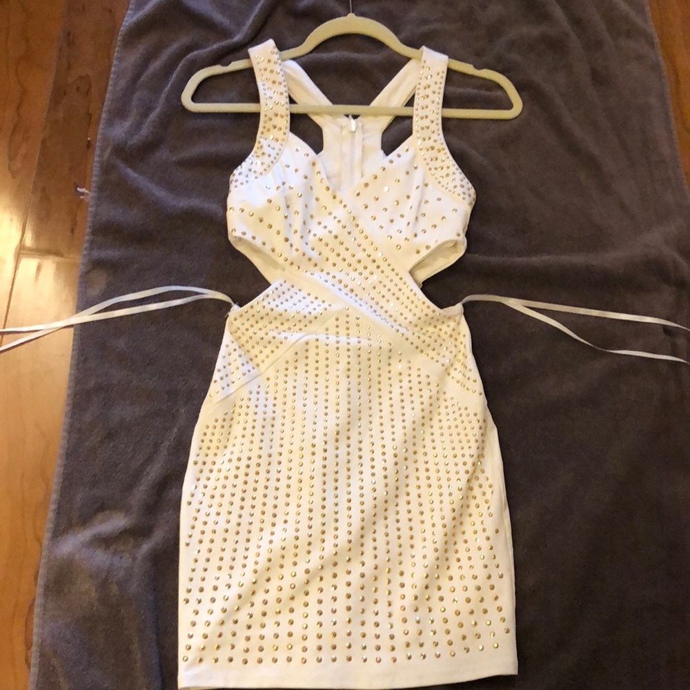 Vegas ! Bebe cut out dress super sexy!